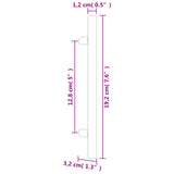 Cabinet Handles 20 pcs Bronze 128 mm Stainless Steel 3203613
