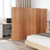 Room Divider Natural Width 400 cm Height 165 cm Bamboo 376998