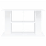 ZNTS Aquarium Stand White 100x40x60 cm Engineered Wood 833583