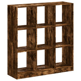 Bookcase Smoked Oak 102x32x108 cm Engineered Wood 3307841
