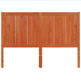 Headboard Wax Brown 150 cm Solid Wood Pine 844242