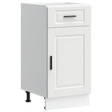 Kitchen Base Cabinet Porto White Engineered Wood 853947