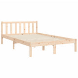 Bed Frame without Mattress 120x200 cm Solid Wood Pine 3192941
