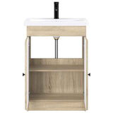 Bathroom Furniture Set Sonoma Oak 56 x 37.5 x 81 cm 3404186