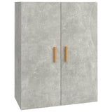 Hanging Wall Cabinet Concrete Grey 69.5x34x90 cm 812262