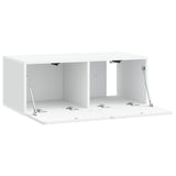 Wall-Mounted TV Cabinet White 78.5 x 41 x 30 cm Engineered Wood 898345