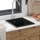 Kitchen Sink Black 38 x 44 x 20 cm Granite 4012351