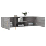 TV Cabinet Grey Sonoma 150x30x50 cm Engineered Wood 829090