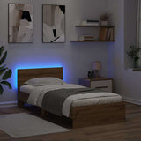 Bed Frame Artisan Oak 90 x 190 cm Engineered Wood 885833