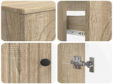 2 Piece Bathroom Cabinet Set ALKMAAR Sonoma Oak Engineered Wood 3417668