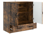 Sideboard Smoked Oak 66 x 34.5 x 92 cm Engineered Wood 895820