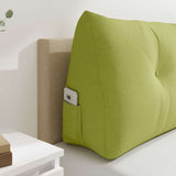 Back Pillow Light Green 180 x 24 x 50 cm Fabric 42014567