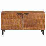 Coffee Table Brown 80 x 50 x 40 cm Solid Mango Wood 4017905