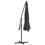 Cantilever Garden Parasol with Aluminium Pole 350 cm Anthracite 44505