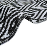 Outdoor Carpet ARAKIL White and Black 190x290 cm PP 310431