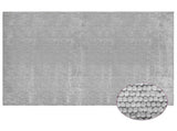 Rug Grey 300 x 400 cm 100% Polyester 3 mm Washable 42041674