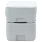 Portable Camping Toilet Grey 41.5 x 36.5 x 42 cm 42001427