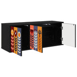 Wall-mounted TV Cabinet ESSEN 102 x 33 x 40 cm Black Oak 8007176