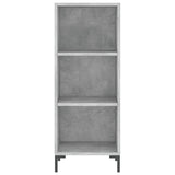 Sideboard Concrete Grey 34.5x32.5x90 cm Engineered Wood 828736