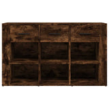 Sideboard Smoked Oak 100x30x59,5 cm Engineered Wood 821009