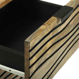 Sideboard with Drawer Brown 40 x 33 x 75 cm Solid mango wood 4017959