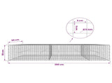 Gabion with 5 mm Wire and 5x5 cm Mesh 250x50x50 cm 3464231
