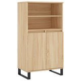 Highboard Sonoma Oak 60x36x110 cm Engineered Wood 831495