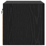 Wall Mounted TV Cabinet 4 pcs Black Oak 30.5 x 30 x 30 cm 8009599