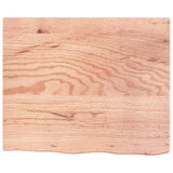 Bathroom Countertop Light Brown 60x50x cm Treated Solid Wood 3156109