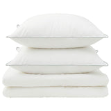 Duvet and Pillow Set 3 pcs 140x220 cm Summer 140 GSM Wool White 3441217