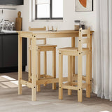 3 Piece Bar Set Solid Wood Pine 4005690