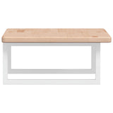 Basin Shelf Wall Mounted Steel and Solid Wood Oak 3302380