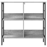 Bookshelf Grey Sonoma 82 x 32 x 79 cm Engineered Wood 883997