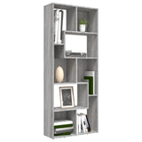 Book Cabinet Grey Sonoma 67x24x161 cm Engineered Wood 815502
