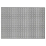 Weighted Blanket Grey 138x200 cm Single 10 kg Fabric 350719