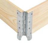 Raised Bed 100x100 cm Solid Pine Wood 3055168