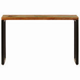 Console Table 120x35x76 cm Solid Reclaimed Wood and Steel 247335
