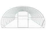Chicken Coop Silver 1200 x 300 x 200 cm Galvanised Steel 3434695
