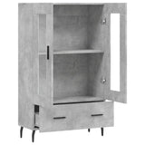Highboard Concrete Grey 69.5x31x115 cm Engineered Wood 828320