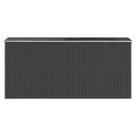 Garden Shed Anthracite 192x440x223 cm Galvanised Steel 3147452