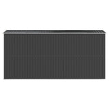 Garden Shed Anthracite 192x440x223 cm Galvanised Steel 3147452