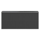 Garden Shed Anthracite 192x440x223 cm Galvanised Steel 3147452