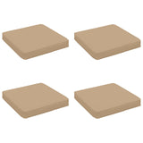 4-Piece Seat Cushions VUGHT 4 pcs 100% Polyester Sand 946271