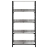 Bookshelf Grey Sonoma 78.5x33x153 cm Engineered Wood 835257