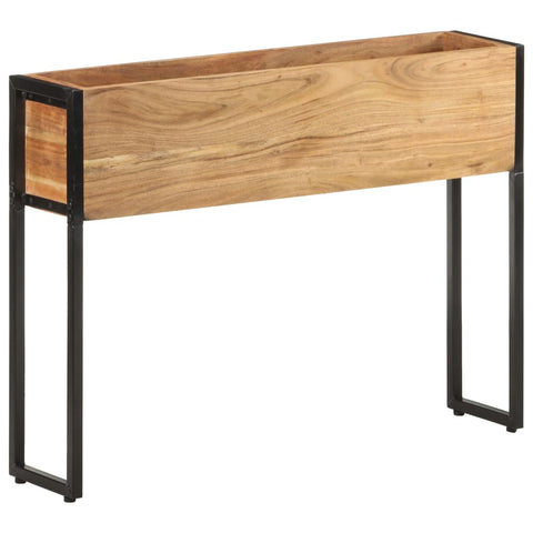 ZNTS Planter 90x20x68 cm Solid Acacia Wood 321939