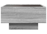 Bedside Table with Infinity LED Grey Sonoma 40x40x30 cm 3284068