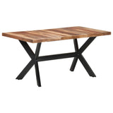 Dining Table 160x80x75 cm Solid Wood with Honey Finish 321547