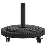Parasol Base Art Deco Black 45 x 39.5 cm Iron 42002567