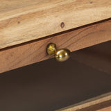 Console Table 90x35x76 cm Solid Acacia Wood 323505