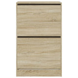 Shoe Cabinet Sonoma Oak 60x34x96.5 cm Engineered Wood 839947